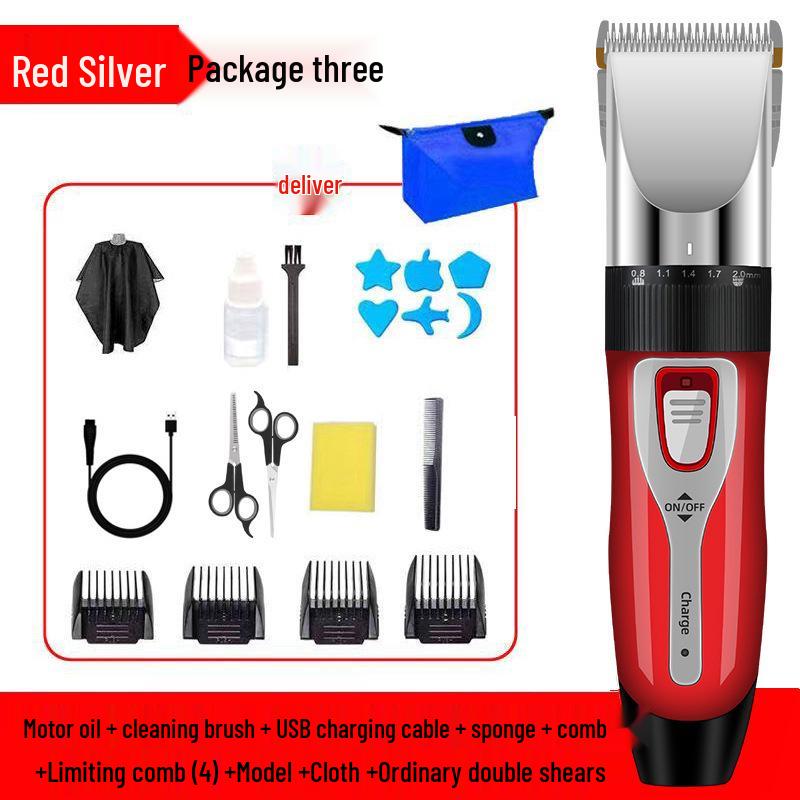 Professional Electric Hair Clipper for Salon & Home Use – Ideal for Bald and Oil Head Styles, Men's Grooming Tool