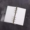 A4/A5/A6/A7 School Folder Plastic Transparent Binder Loose Leaf Ring Notebook Planner