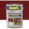 Opaque Stain Very High Protection - Basque Red RAL 3004 Satin - BONDEX - 5 L