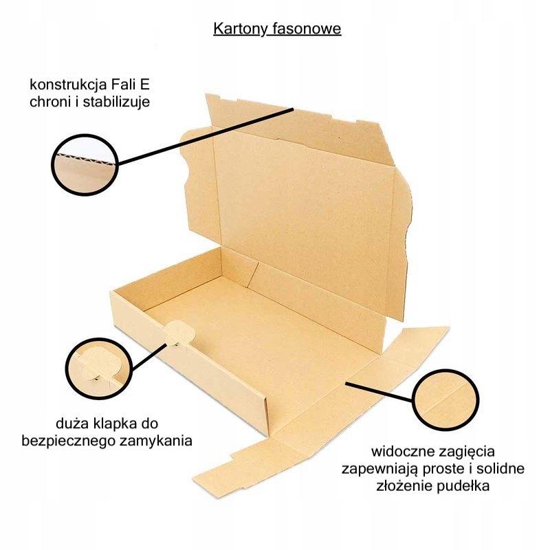 Cardboard box 350x250x50 MB 5 brown x10 pieces