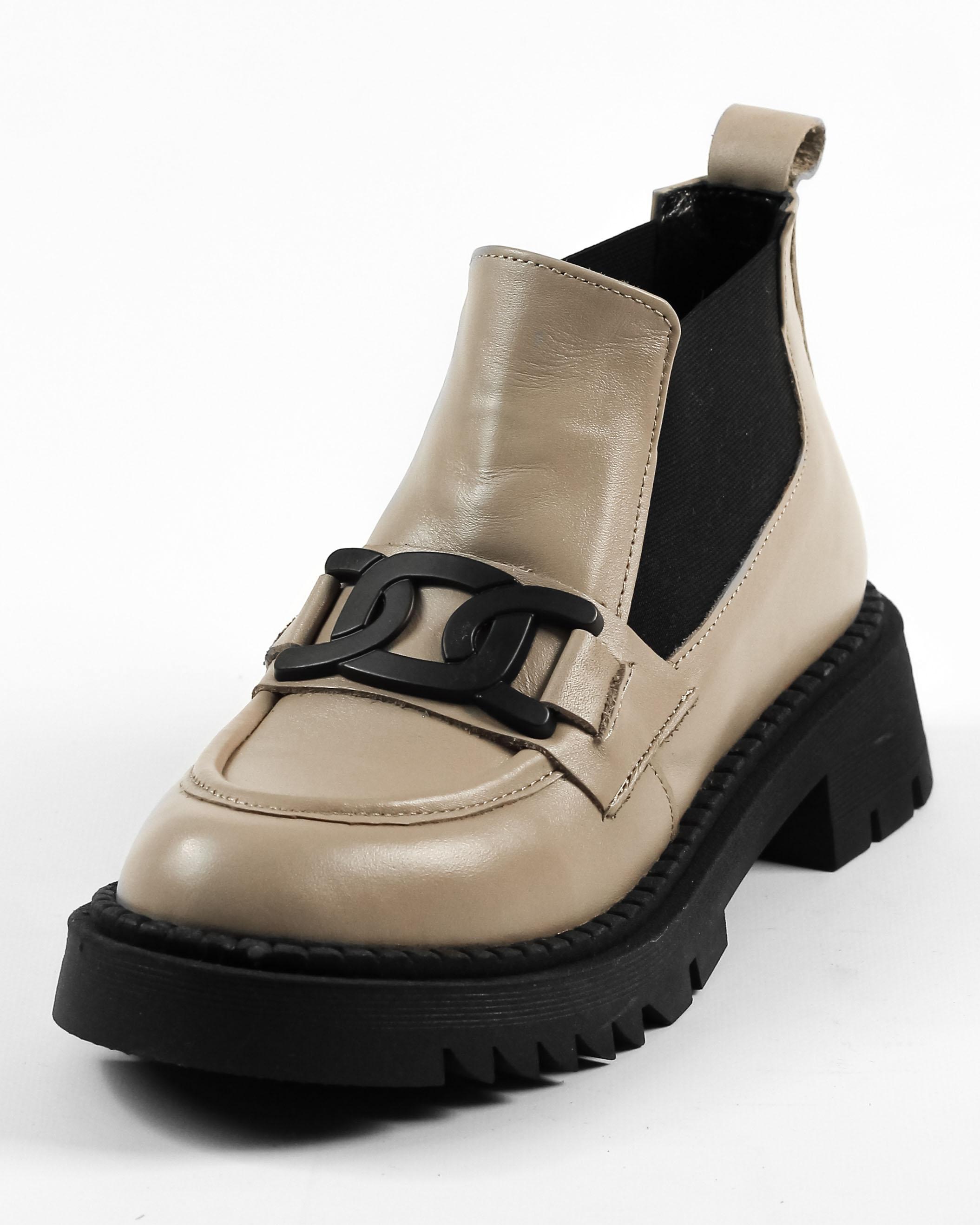 

Черевики короткі Evromoda 681139 36 Візон шкіра 41 мигдалевий