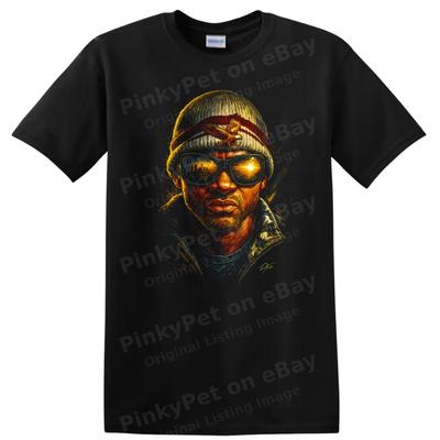 T-shirt Inspiré de Hancock Lunettes de Soleil Portrait de Héros Style BD T-shirt