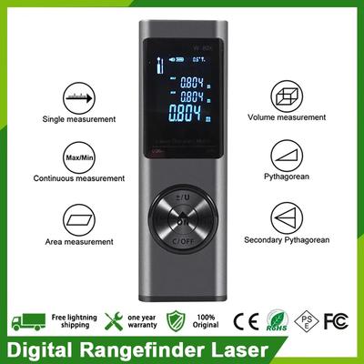 Laser Distance Meter Rangefinder Laser Tape Measure Digital Laser Rangefinder Angle Measure Range Finder Construction Tool