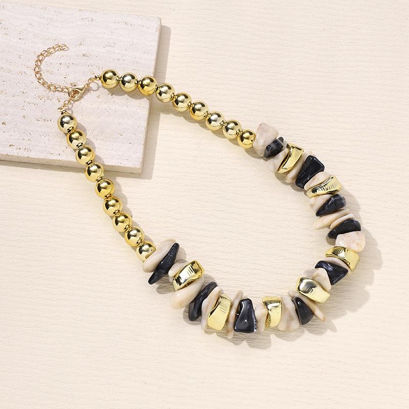 Handmade European Bohemian Beaded Clavicle Necklace for Women