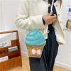 PU Leather Purse Cupcake Box Cupcake Crossbody Bag for Women Girl