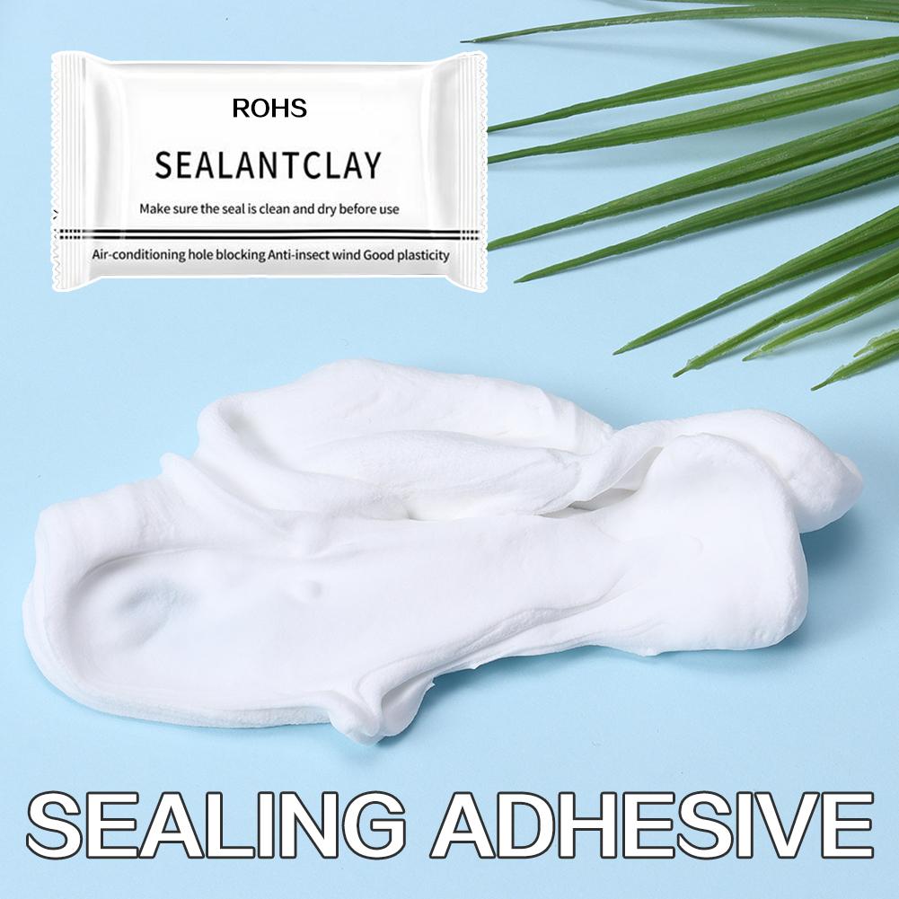 5/10/15 Piezas Masilla Selladora Blanca Impermeable Sellado de Conductos Masilla Selladora y Masilla de Silicona Moldeable Ideal para Sellar Agujeros en Paredes