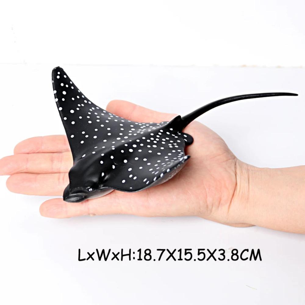 Stingray Manta Ray Figures Fish Toy Ocean Marine Animal Figurines Anime Action Figure Plastic Animals for Children Toys Games