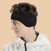 Warm Fleece Earmuffs & Headband: High Elasticity Polar Fleece Ear & Forehead Protector, Breathable Eye Mask for Cycling & Cold Weather.