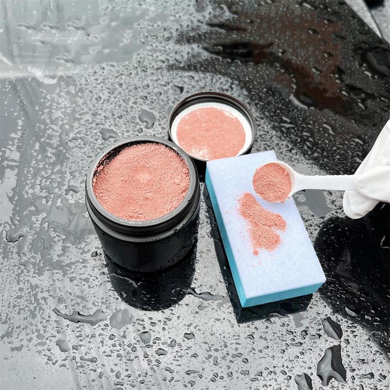 Car Windshield Cleaning Powder Windshield Oil Film Removal Polishing Powder Professional Polishing Technology Auto Care Tool For