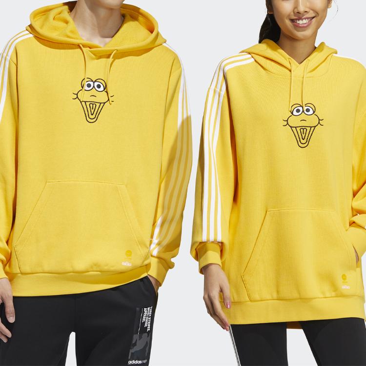 Adidas Neo X Sesame Street Společný Značkový Zesílený Sportovní Mikina Pánská Mikina Žlutá HD7301