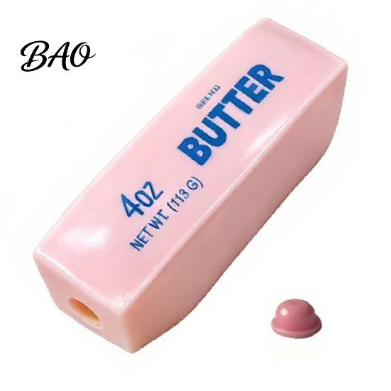 Fillable Butter Stick Toy DIY Stress Relief Toy, Hollow Skin Squeeze with Stopper, Empty Bar for Teens Adults