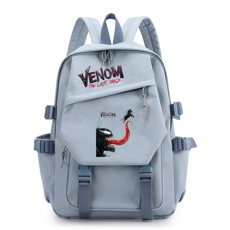 3 Piece School Backpack Set for Students Large Capacity Oxford Cloth Schoolbag with Shoulder Strap and Pencil Case