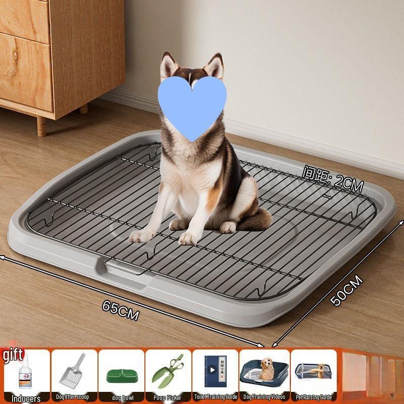 Cross-Border Pet Toilet for Medium & Large Dogs - Anti-Stepping, Full Range Cleaning Solution