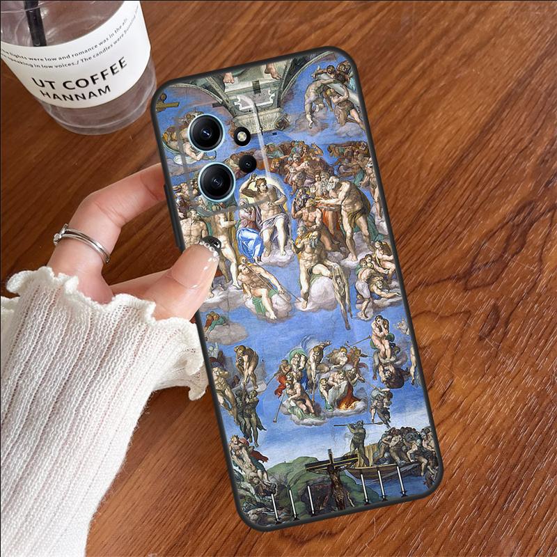 Michelangelo Art Case For Xiaomi Redmi 12C 13C 14C 10C Redmi Note 13 Pro 14 12 11 9 10 9S 10S 11S 12S Cover