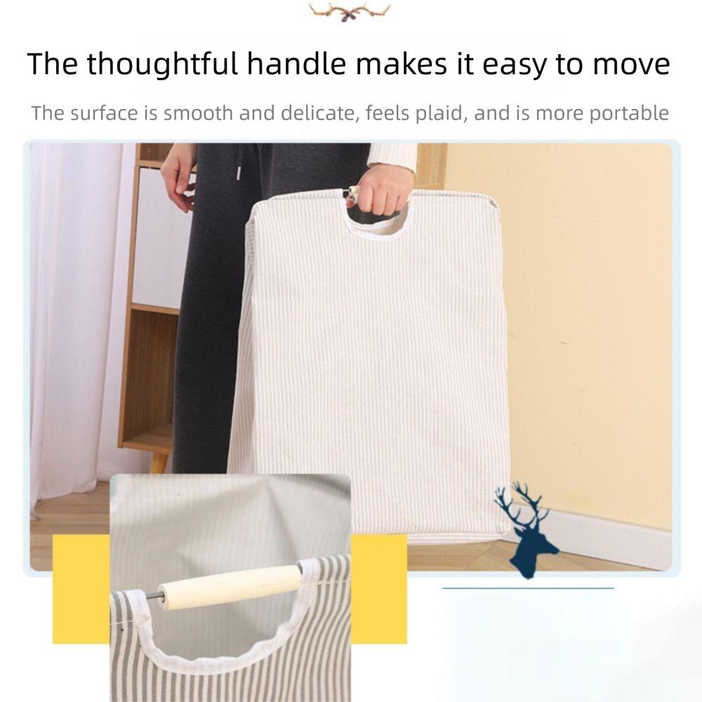 With Handle Laundry Basket Collapsible Laundry Storage Hamper  Bathroom Accessories