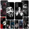 Anonymous V Mask Phone Case For Samsung Galaxy A17 A16 A15 A14 A13 A57 A56 A55 A54 A53 A37 A36 A35 A34 A33 A26 A25 A24 A23 Galax