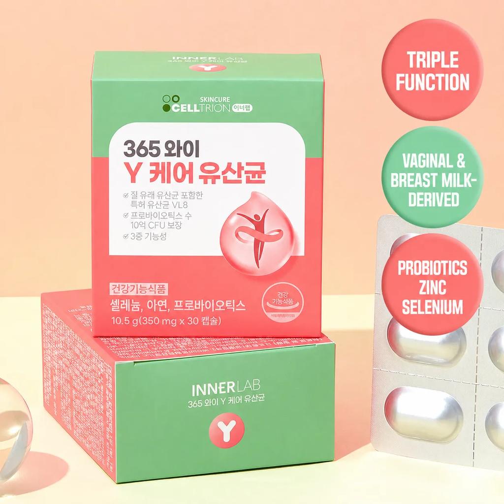 INNER LAB 365 Y-Care Probiotics 30 Capsules (1-month supply)