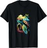 Turtle Hawaiian Sea Turtles Hawaii Beach Palm Trees Tropical Gift Unisex T-Shirt