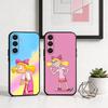 1PC H-Hey A-Arnolds Phone Case For Samsung A73,72,71,53,52,51,22,91,80, Soft Black Cover