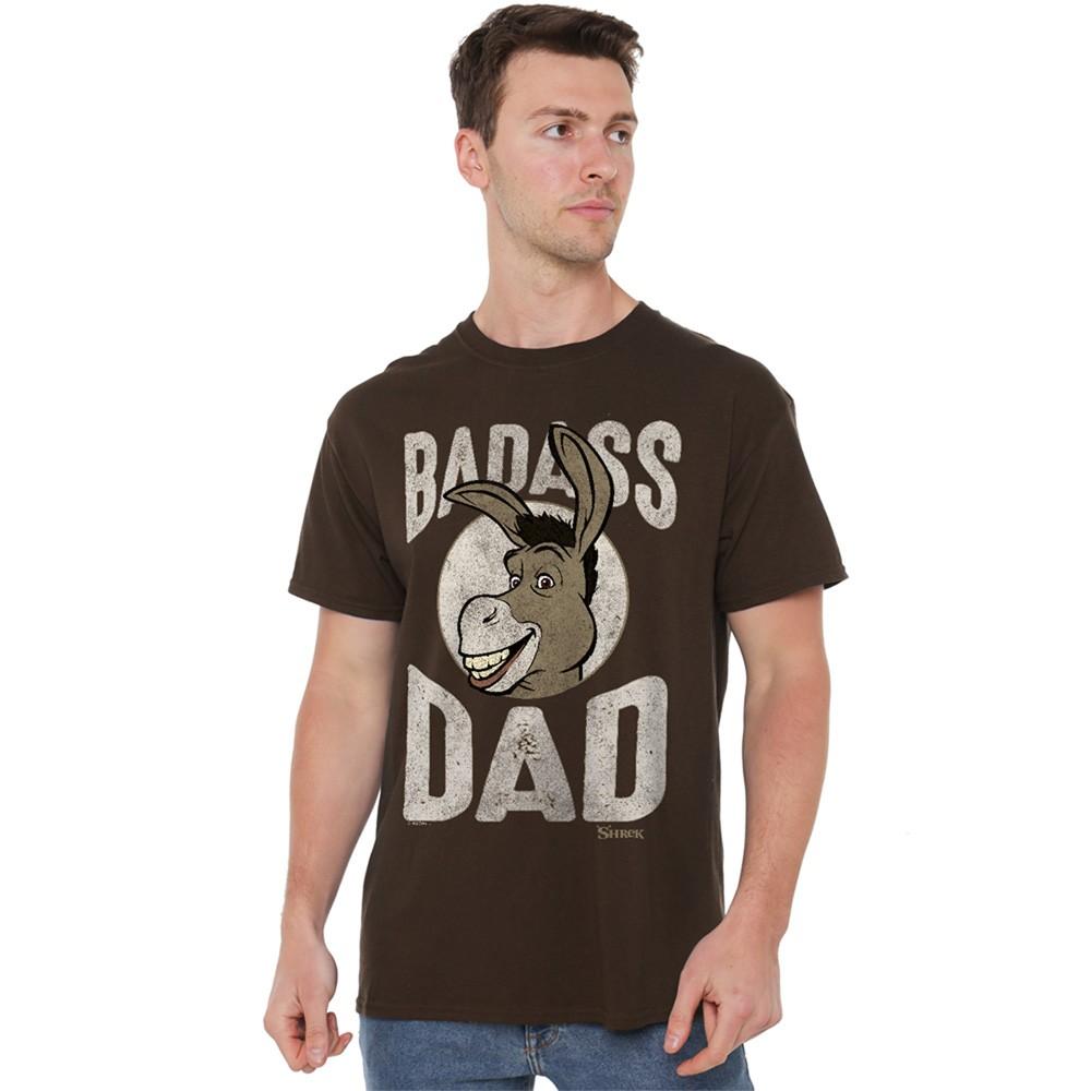 Shrek Badass Donkey Dad Unisex T Shirt S-3XL, Dark Chocolate
