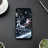 Christmas Santa Claus Phone Case Black Silicone Soft For Samsung S25,S24,S21,S22,S23,S30,Ultra,S20,Plus,Fe,Lite