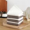 Dishwashing Rag, Double-Sided Waffle Microfiber Dish Scrubber, Stain Removing Dish Towel for Kitchen Counters Bars