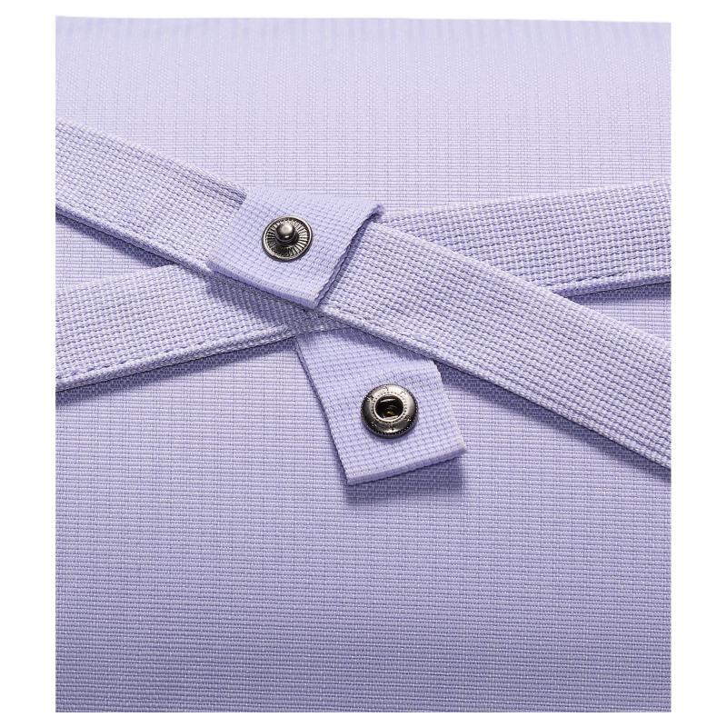 Nike Brasilia Polyester Shoulder Bag, Crossbody Bag, Handbag Extra Small Unisex Light Purple Ice & Black & White Casual DM3977-533