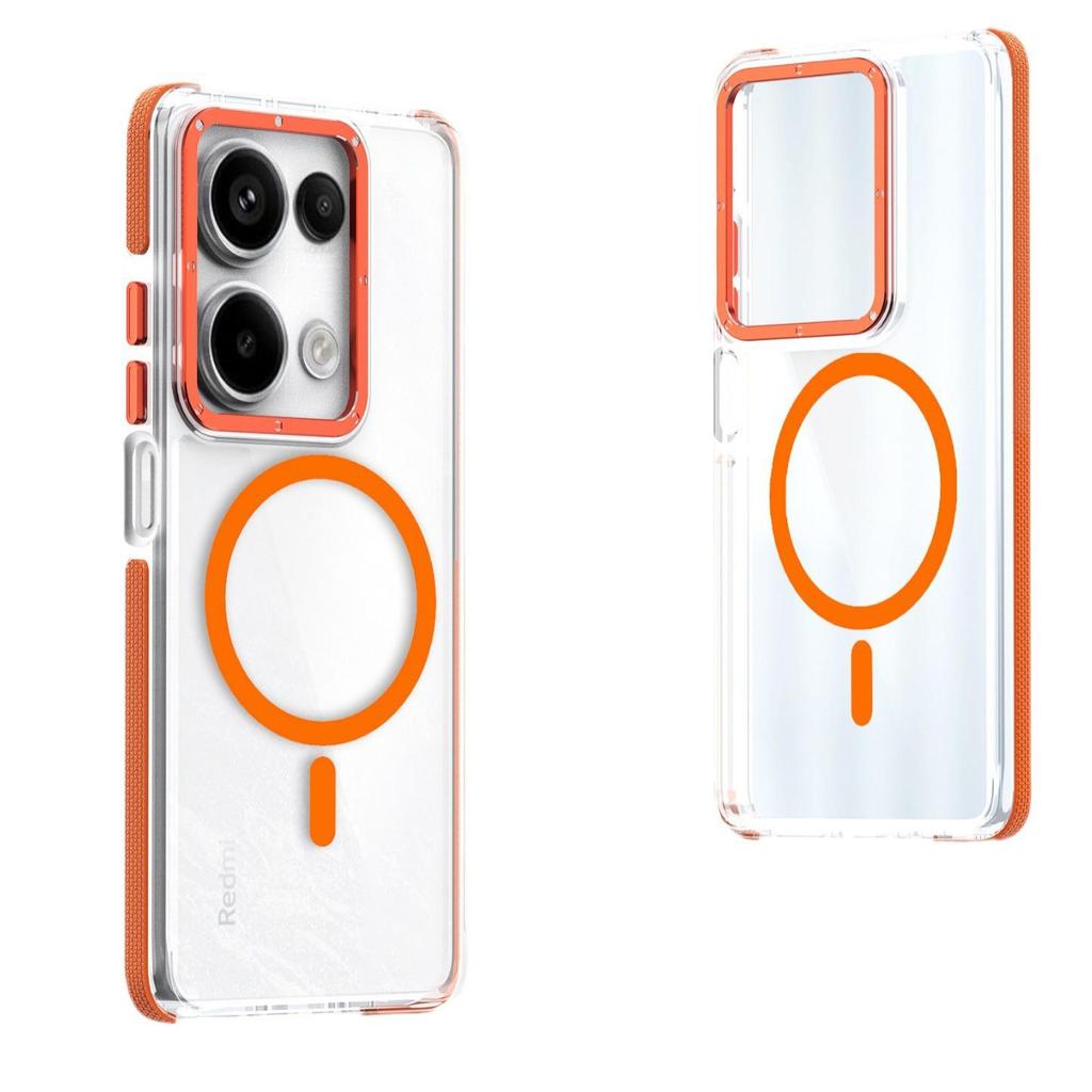 Dual-Color Magnetic Drop-Proof Case for Redmi Note 13 Pro Plus