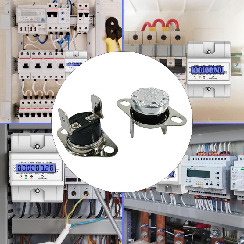 Thermals Cutoff Switches 90 Celsius 250V 16A Normally Closed Configuration Simple Operation for Home Appliances