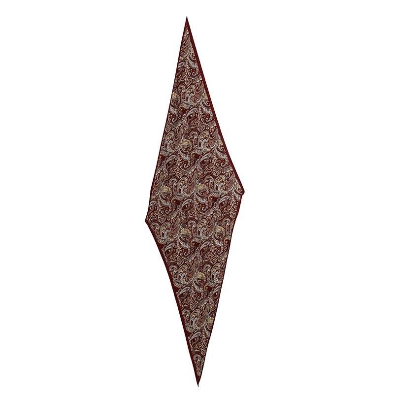 Mulberry Silk Crepe Scarf Fashion Commuter Womens Double-sided Print Shawl