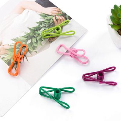 10 pezzi ganci per vestiti in acciaio inossidabile elastico resistente antiscivolo stabile antivento calzini mutande sciarpa fermagli per alimenti pacchetto patatine sacchetto