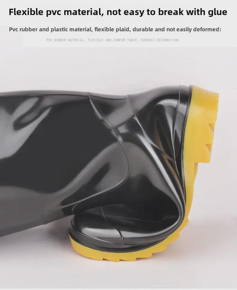 Herren Mid-High Rutschfeste Wasserdichte Arbeitsstiefel