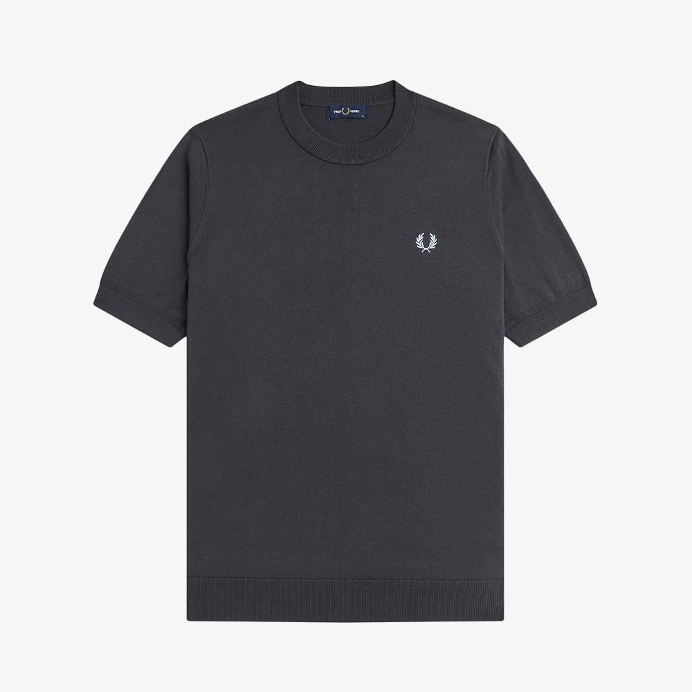 Fred Perry [Sharp] Cotton Knit T-Shirt - Anchor Grey Afpm2612322-297