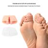 Silicone Hallux Valgus Corrector - Double Hole Toe Separator for Overlapping Valgus