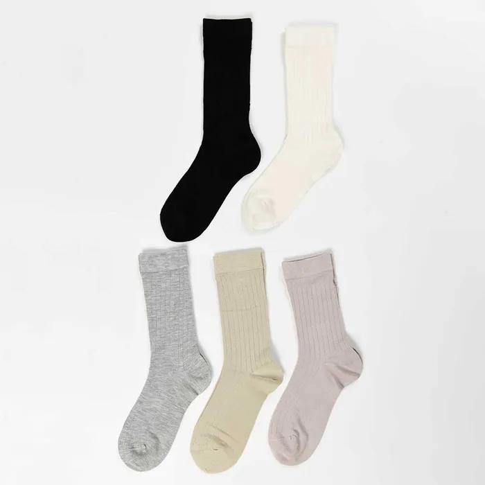 Big Gold See-through Socks_KS0260127