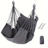 1Pcs Portable Fabric Hammock Swing Chair with Anti Rollover Storage Bag for Indoor Outdoor Garden Patio Dormitory Leisure