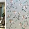 2/3m Flower Window Film Vinyl Opaque Glass Film Privacy Protection Glass 3D Stickers Stained Window Glass Films Home Decoration