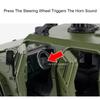 1:18 DongFeng MengShi Car Model Toys Alloy Diecast Military Off-road Cars Pull Back Sound Light Door Opened Boy Educational Toys