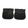 2pcs Motorcycle Bicycle Leather Saddle Bags | Handmade Vintage Panniers | Side Luggage for Bikes & Cruisers