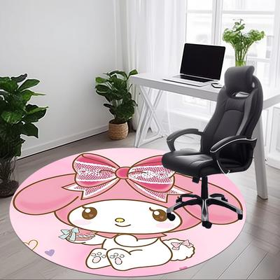 My Melody, Sanrio Office Round Area Rug, Under Office Chairs Bedroom Living Room Home Decor A0908148
