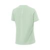 Li-Ning Fitness Series Sports Casual Simple Cool Air Cooling T-Shirt Round Neck Pullover Solid Color Short Sleeve Women Tops Sheep-Fat-Green ATSV346-3
