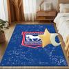 FC Ipswich Crest Rug for Living Room, Game Rooms, Office, Bedroom, Office Floor Mat Playful Design, fan gifts Christmas decor