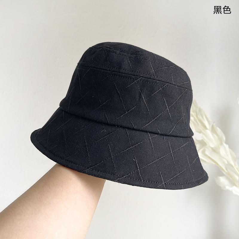 Simple line bucket hat women's spring and summer light and casual face small sunshade sun hat basin hat tide