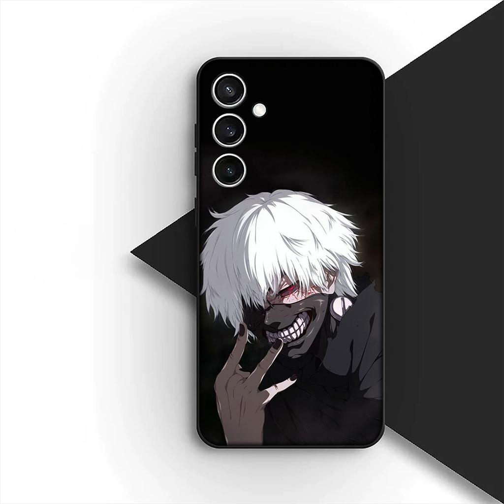 Tokyo Ghoul Ken Kaneki Silicone Cover for Samsung Galaxy S10 Lite S8 S9 Plus A33 A34 A31 70 A71 A72 Note 20 9 8 Coque Phone Case