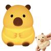 Fat Bear Silicone Night Light 3-Level Dimmable Rechargeable Nightlight 7 Colors Adjustable Night Lamp Kids Timed Sleep Light