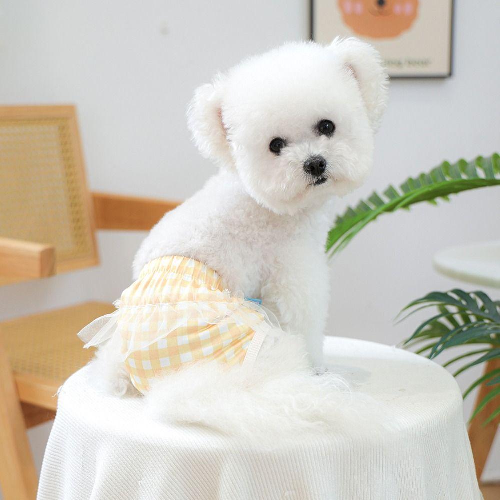 Breathable Dog Menstrual Pants Leakproof Puppy Sanitary Pants Dog Shorts Dog Diaper  Camp