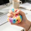 Sensory Fidget Toys for Kids Colorful Bun Squeeze Toy Soft Cute Christmas Stocking Stuffers Children Stress Relief Toy Adults Anxiety Reducer Travel