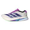 adidas Adizero Boston 13 Modisch Bequem Rutschfest Langlebig Atmungsaktiv Stützend Rebound Laufschuhe Damen Sneaker Weiß Lila JS4953