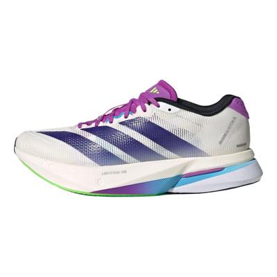 Adizero Boston 13 Fashionable Comfortable Non-Slip Durable Breathable Supportive Rebound Running Shoes Women Sneakers White Purple JS4953