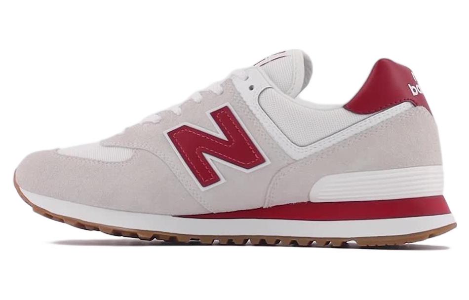 574 New Balancev2  White Red  ML574TE2 36